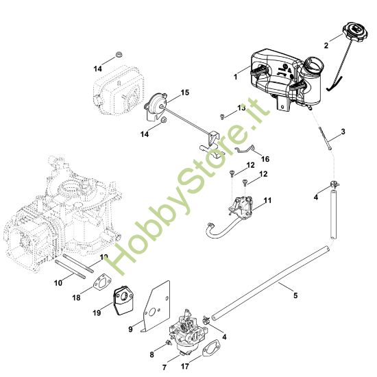 Picture of G - Carburatore, condotto carburante XT-675 (XT675-2019)